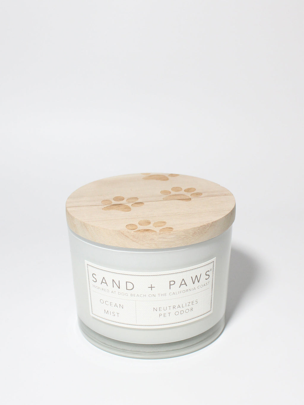 Scented Sand + Paws Ocean Mist 12 oz scented candle