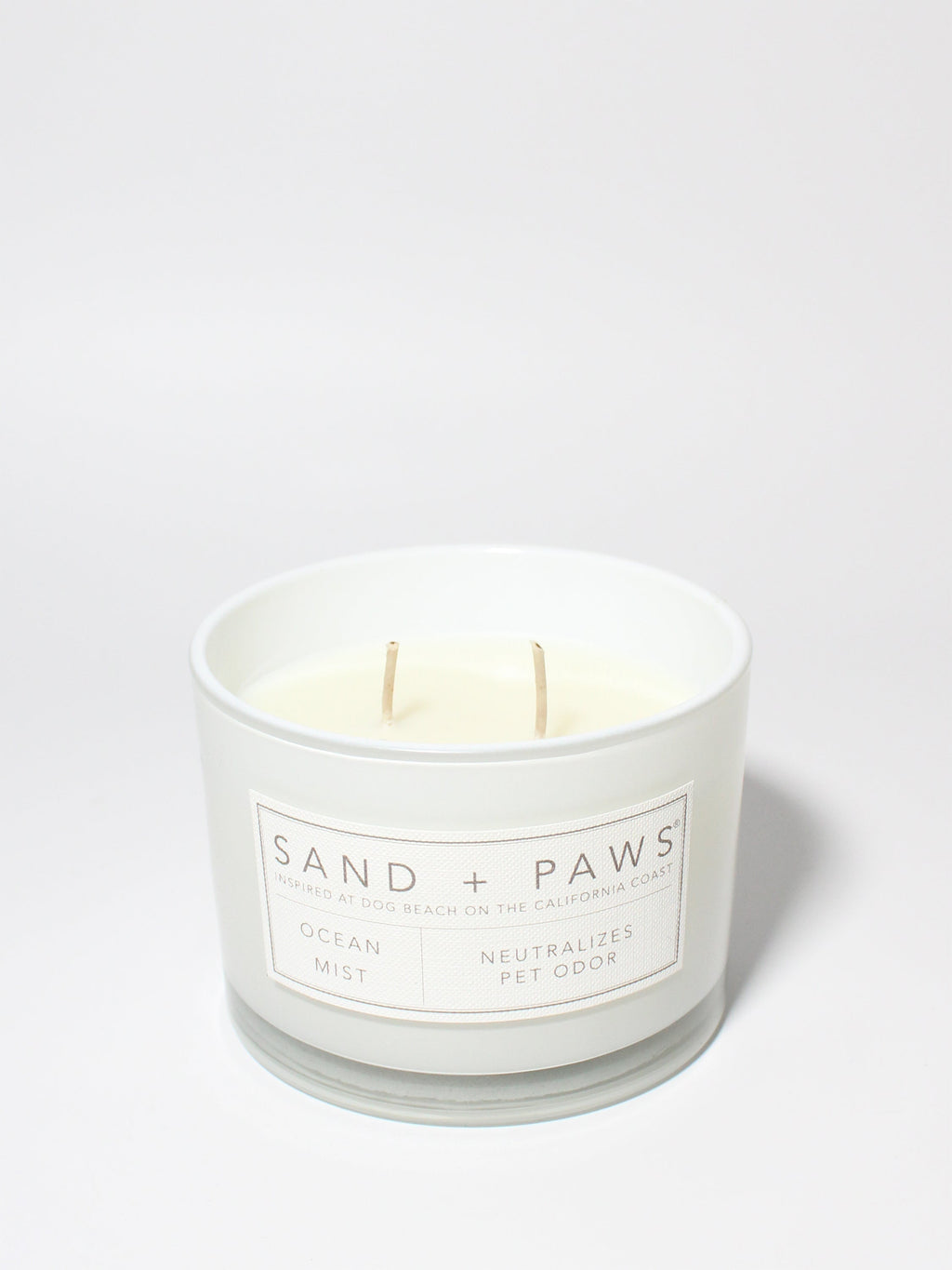 Scented Sand + Paws Ocean Mist 12 oz scented candle