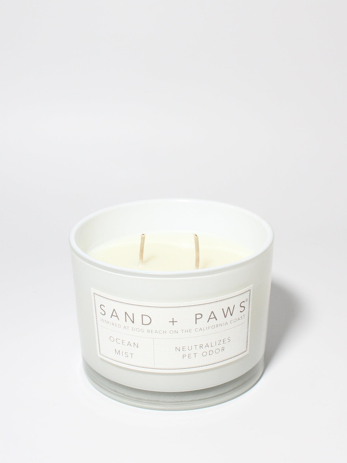 Scented Sand + Paws Ocean Mist 12 oz scented candle