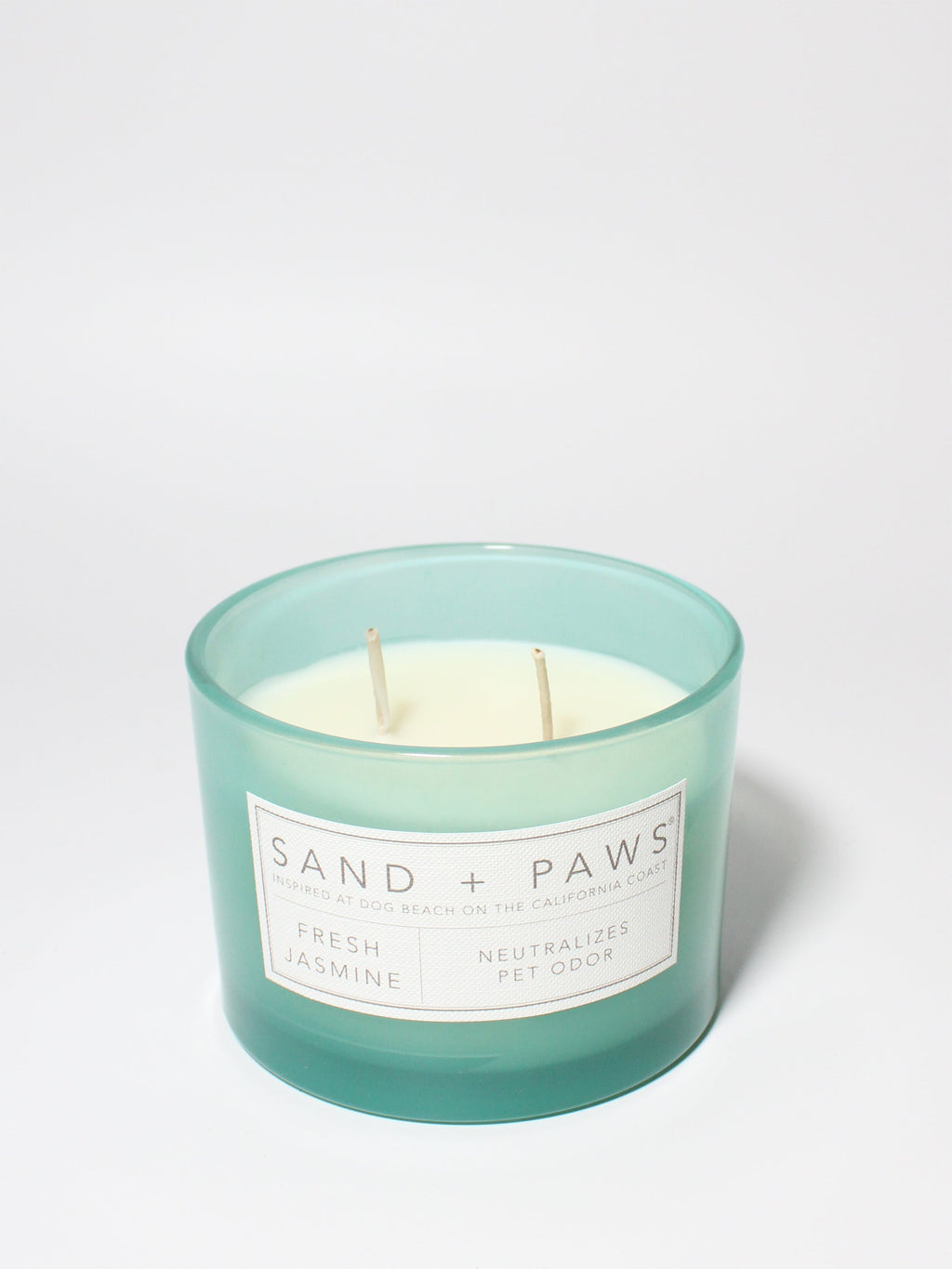 Scented Sand + Paws Fresh Jasmine 12 oz scented candle