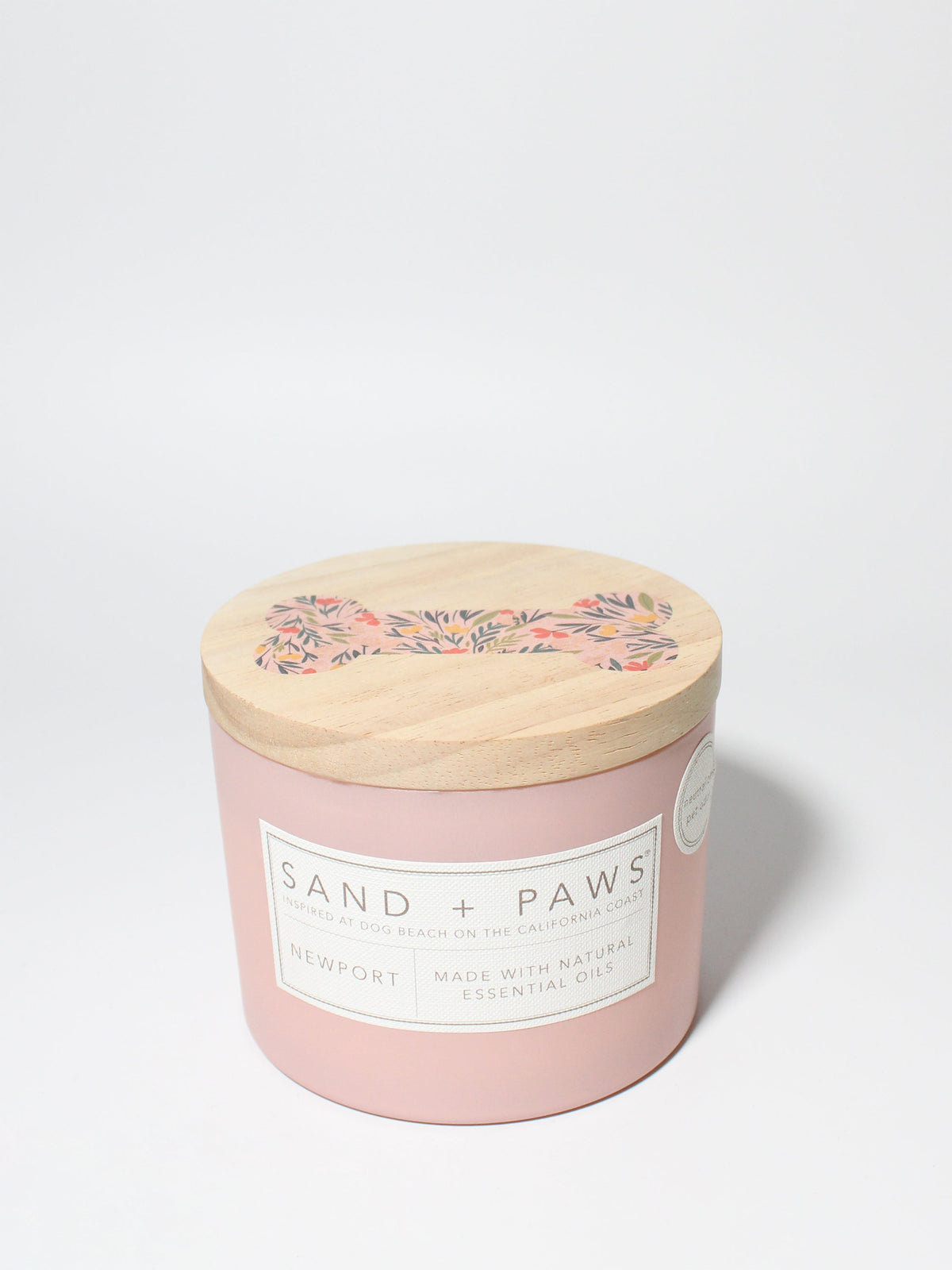 Scented Sand + Paws Newport 12 oz scented candle