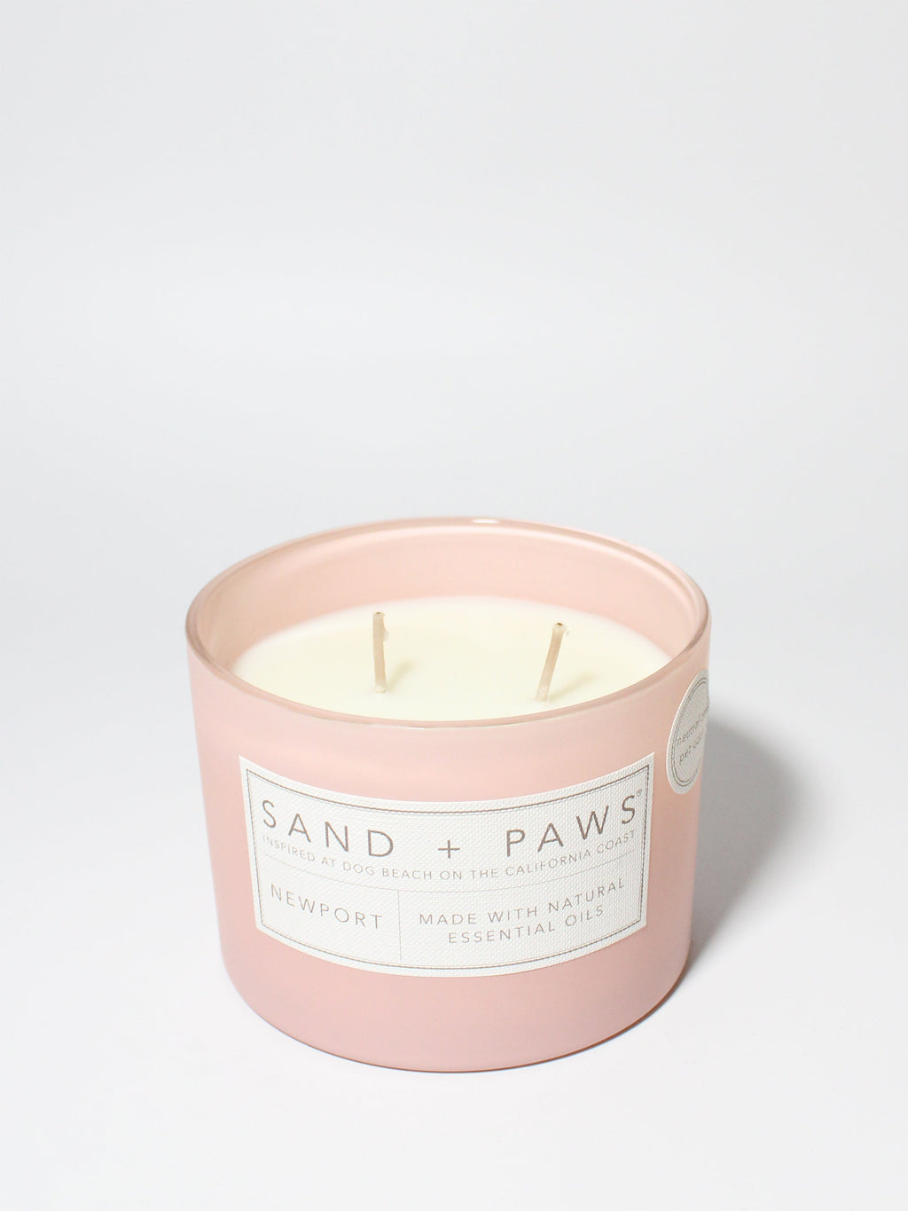 Scented Sand + Paws Newport 12 oz scented candle