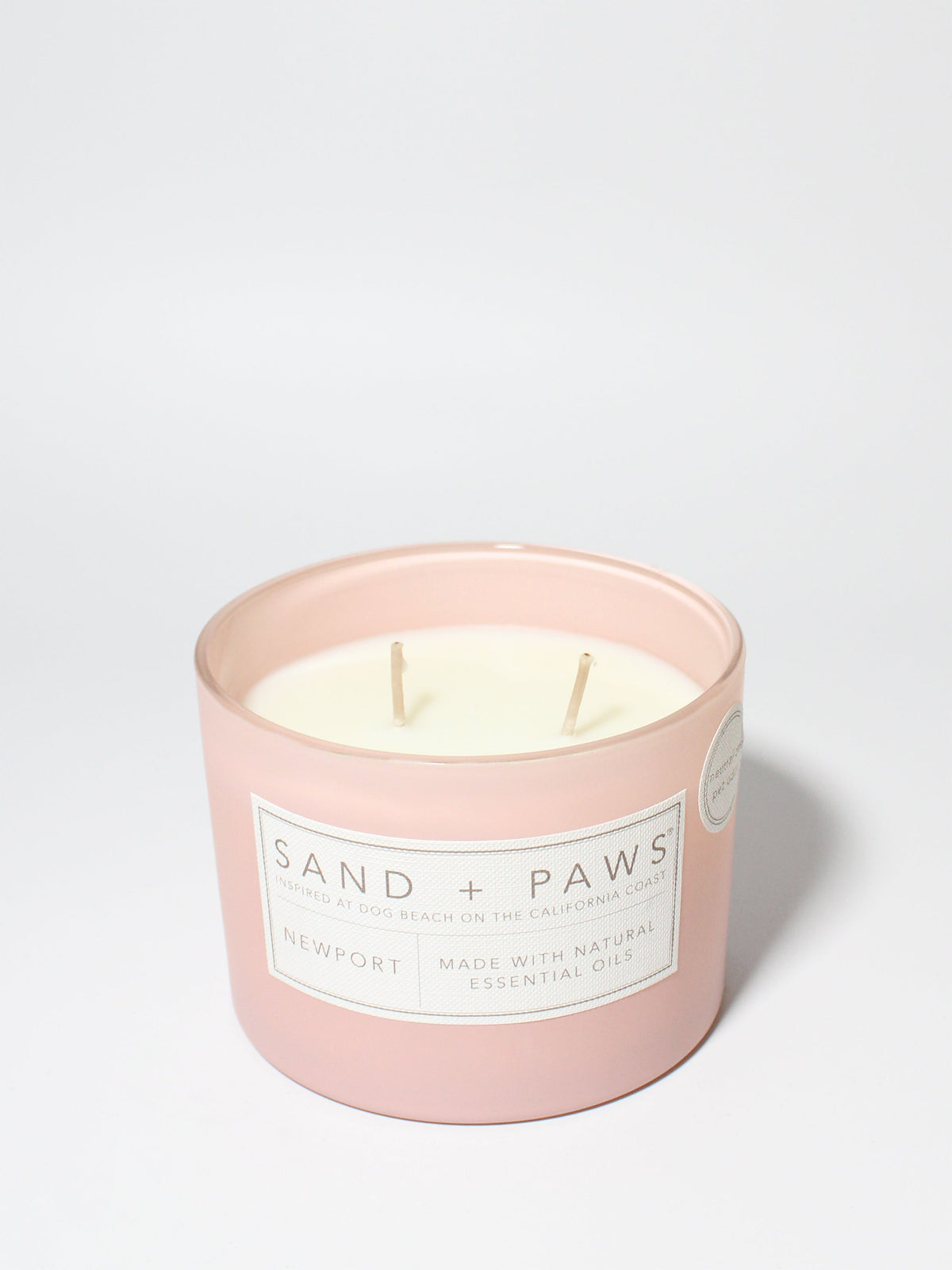 Scented Sand + Paws Newport 12 oz scented candle