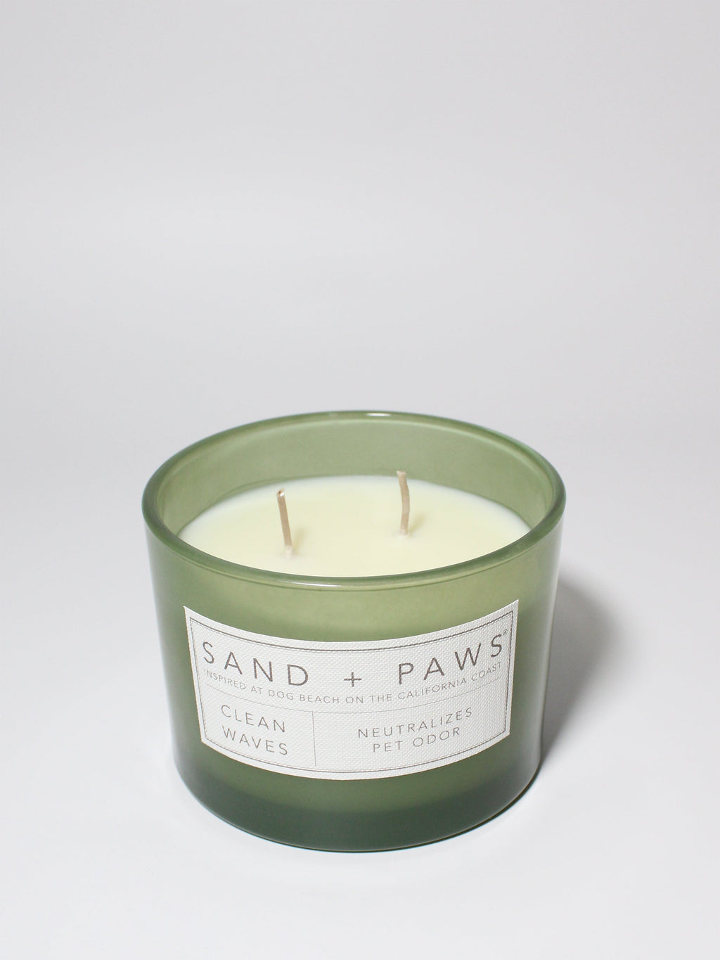 Scented Sand + Paws Clean Waves 12 oz scented candle
