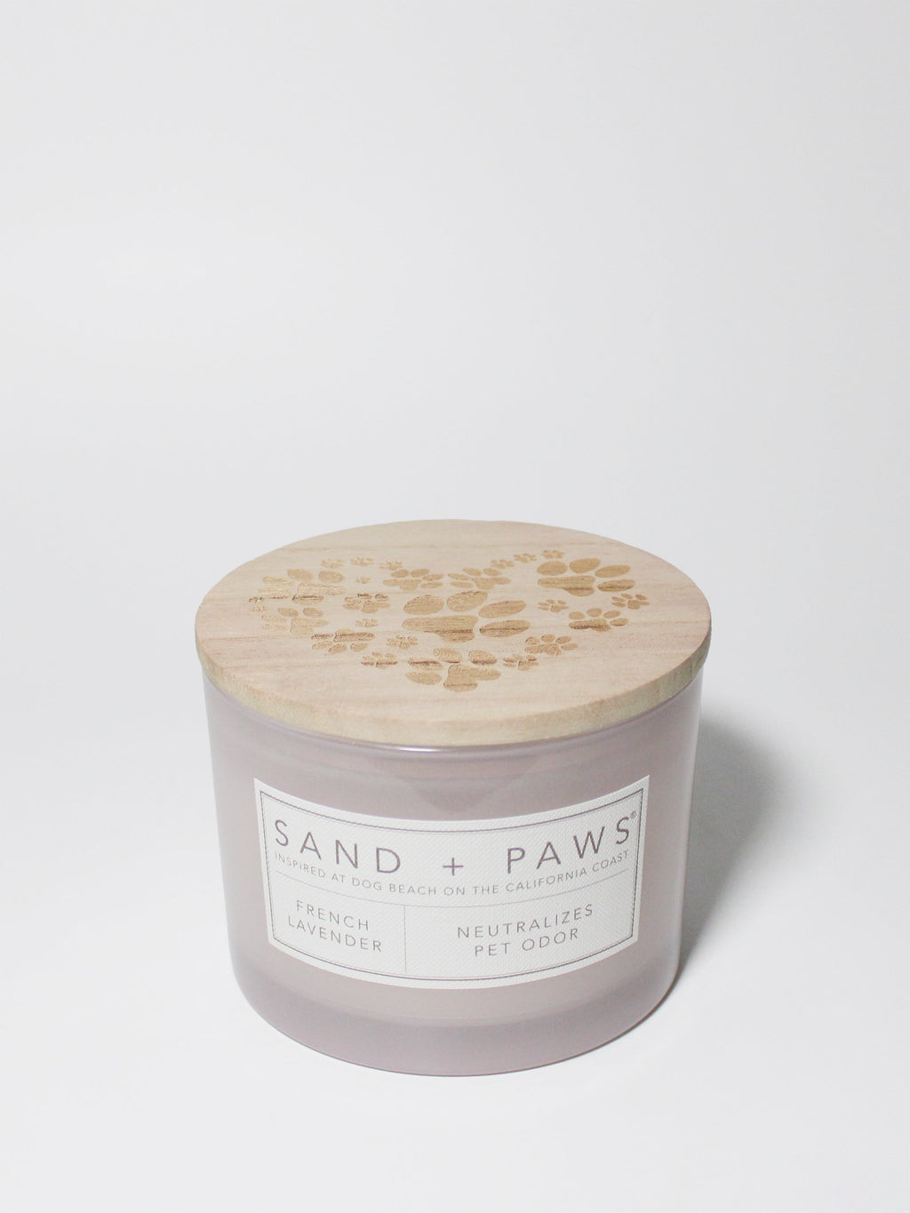 Scented Sand + Paws French Lavender 12 oz scented candle
