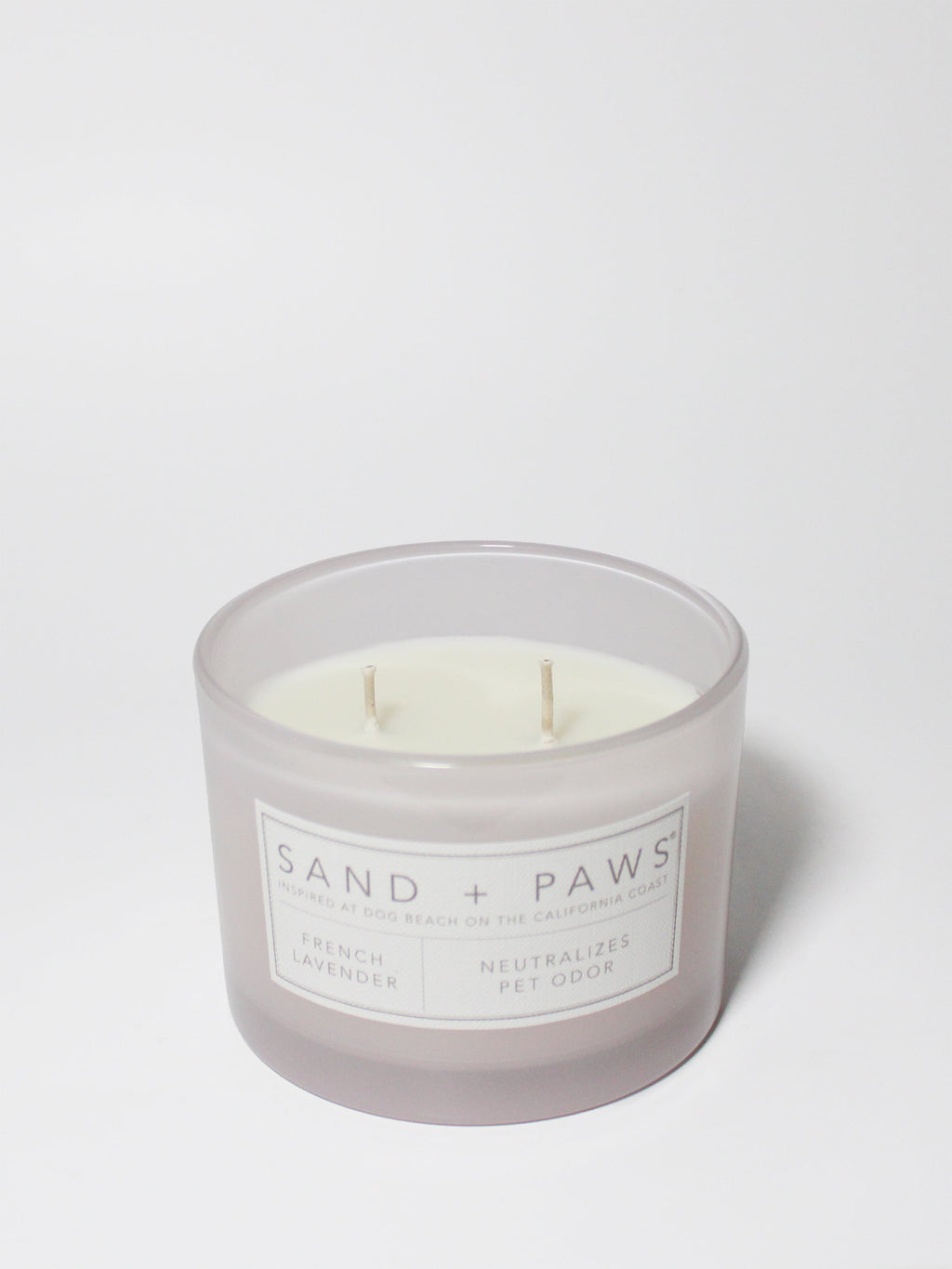 Scented Sand + Paws French Lavender 12 oz scented candle