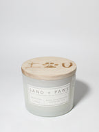 Scented Sand + Paws Tropical Citrus 12 oz scented candle