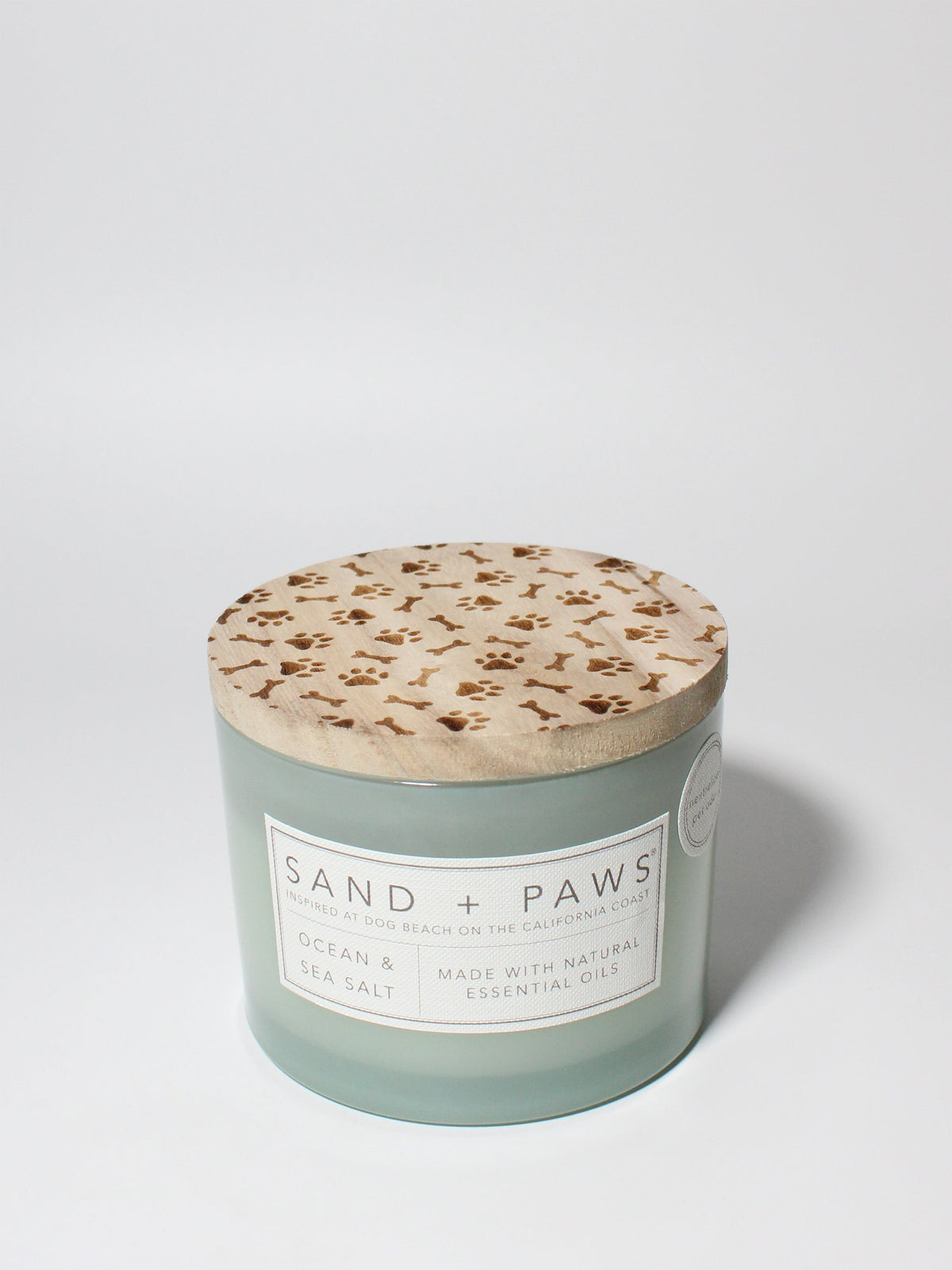 Scented Sand + Paws Ocean & Sea Salt 12 oz scented candle