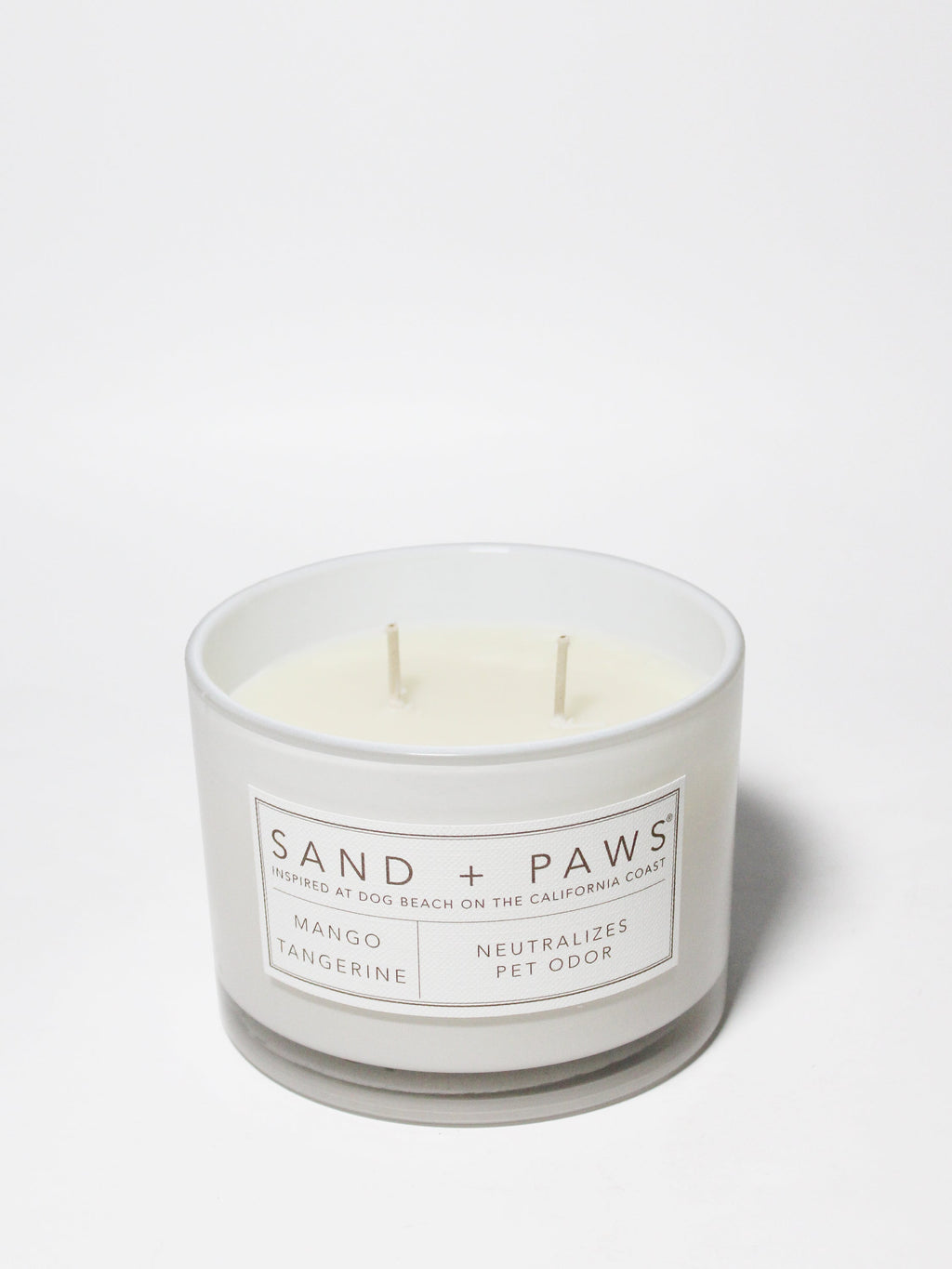 Scented Sand + Paws Mango Tangerine 12 oz scented candle
