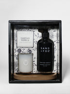 Gentle Tahitian Vanilla Hand Soap & Candle Set