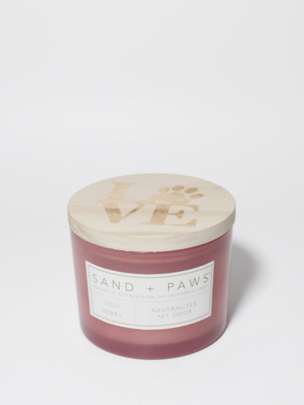 Scented Sand + Paws Goji Berry 12 oz scented candle