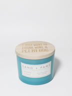 Scented Sand + Paws Golden Citrus 12 oz scented candle