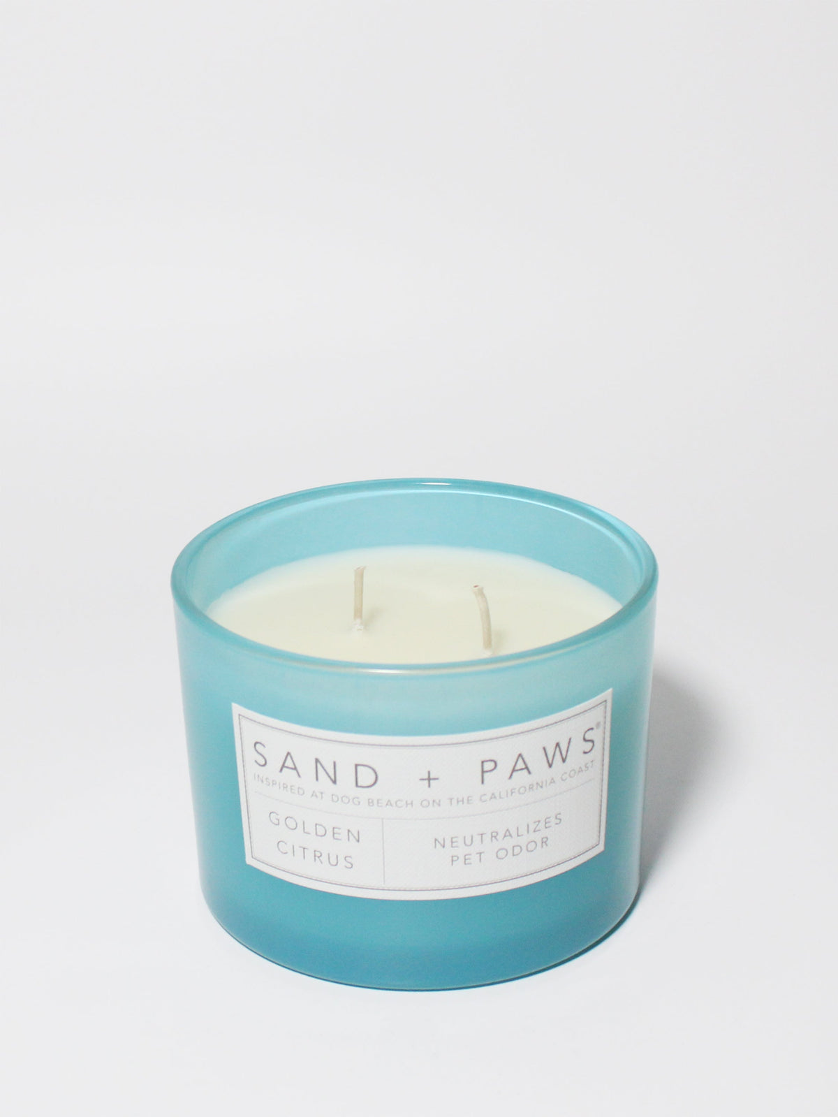 Scented Sand + Paws Golden Citrus 12 oz scented candle