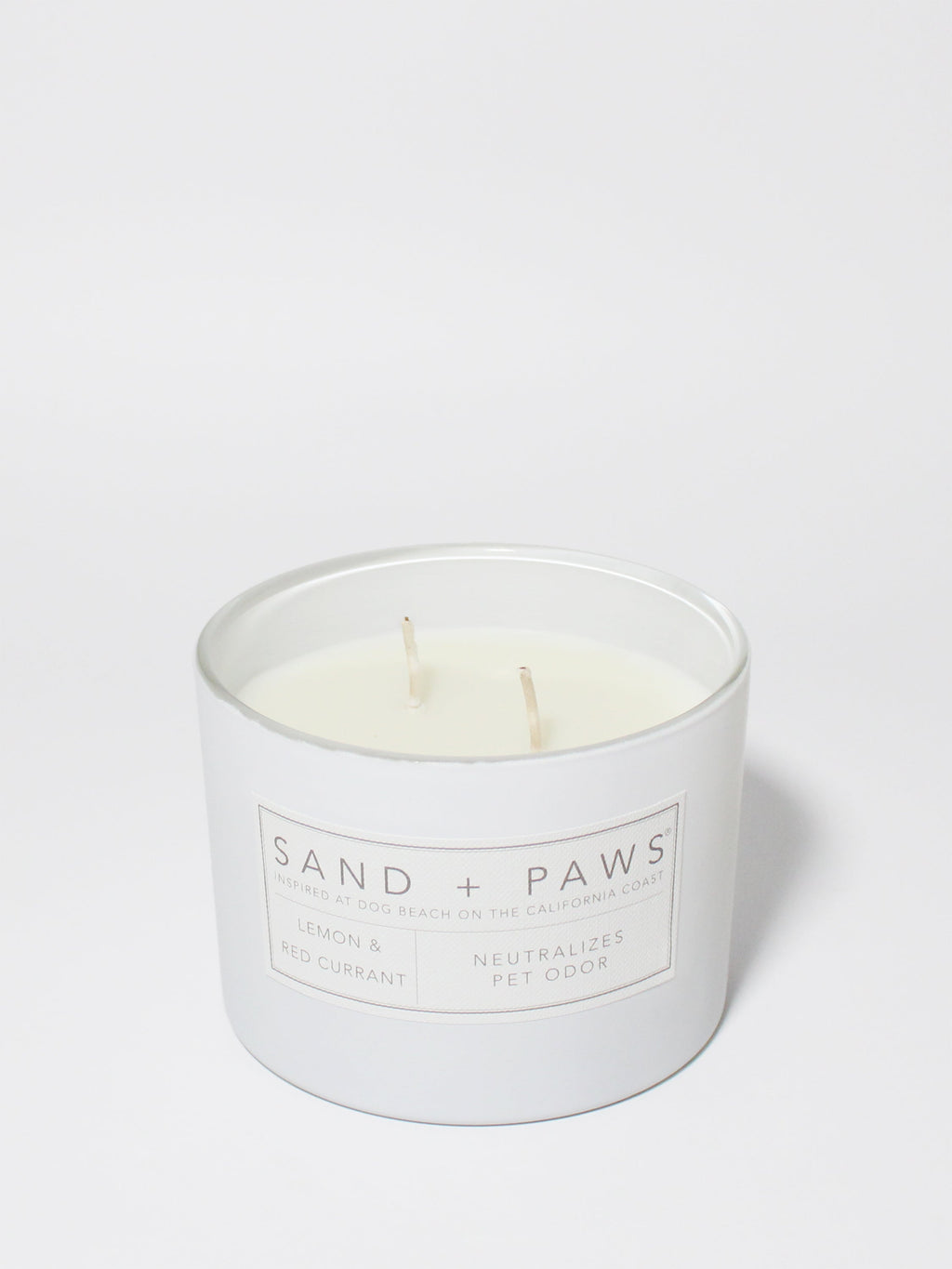 Scented Sand + Paws Lemon & Red Currant 12 oz scented candle