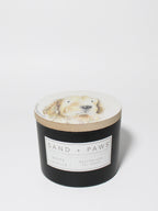 Scented Sand + Paws White Vanilla 12 oz scented candle