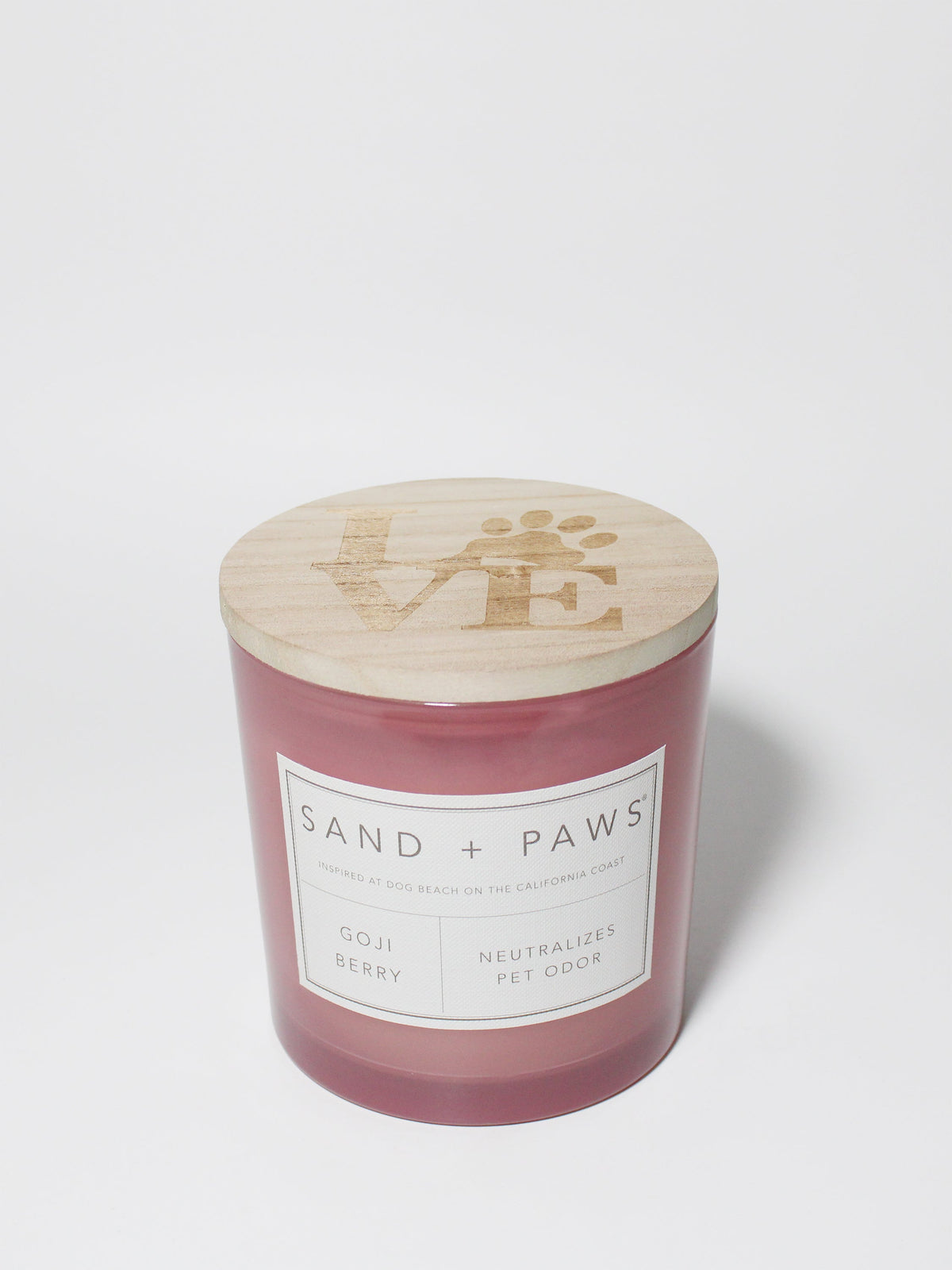Scented Sand + Paws Goji Berry 21 oz scented candle
