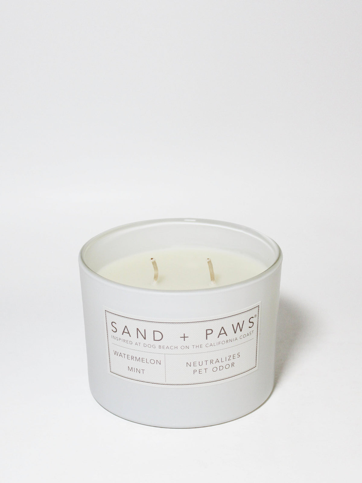 Scented Sand + Paws Watermelon Mint 12 oz scented candle