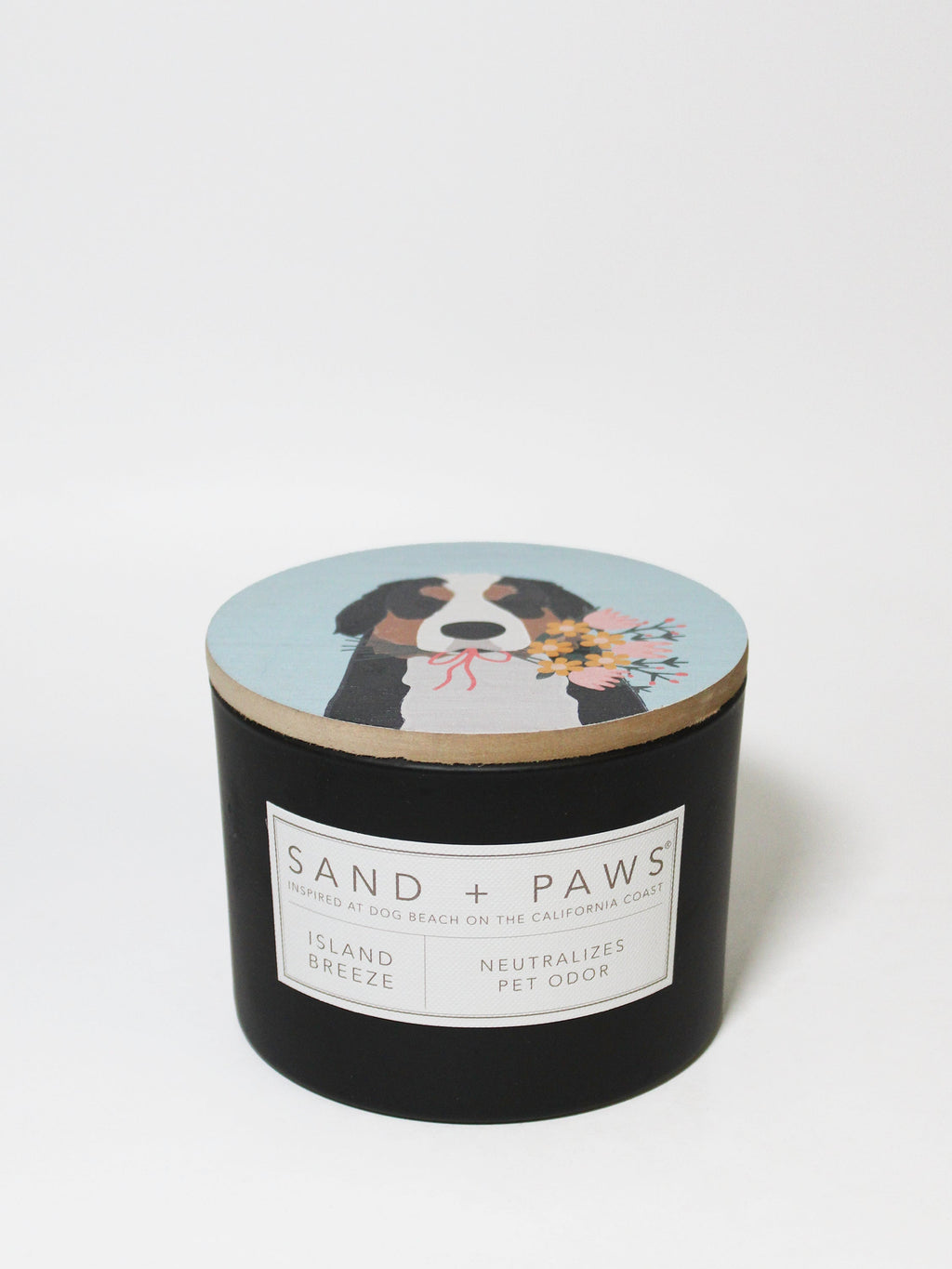 Scented Sand + Paws Island Breeze 12 oz scented candle