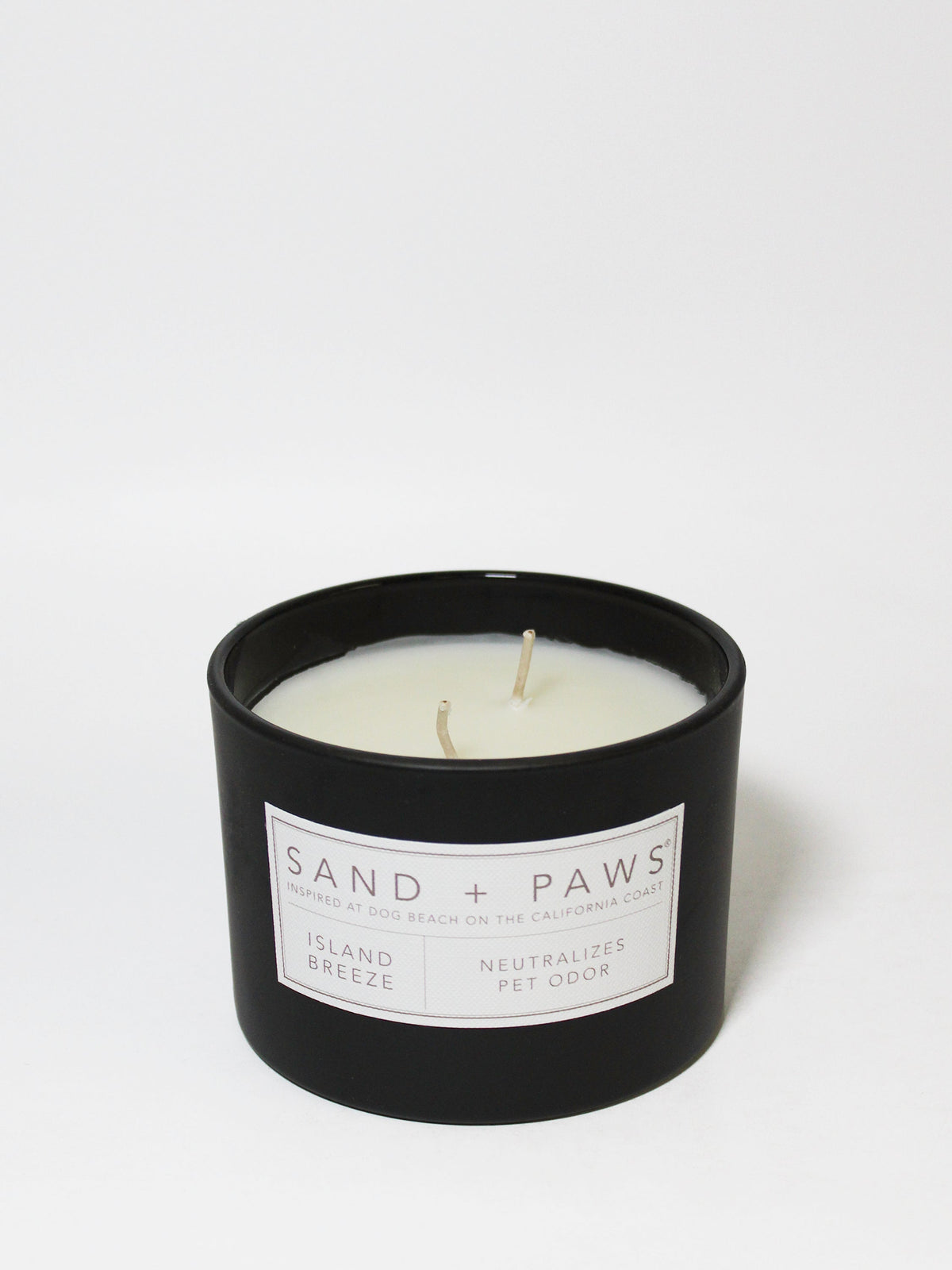 Scented Sand + Paws Island Breeze 12 oz scented candle