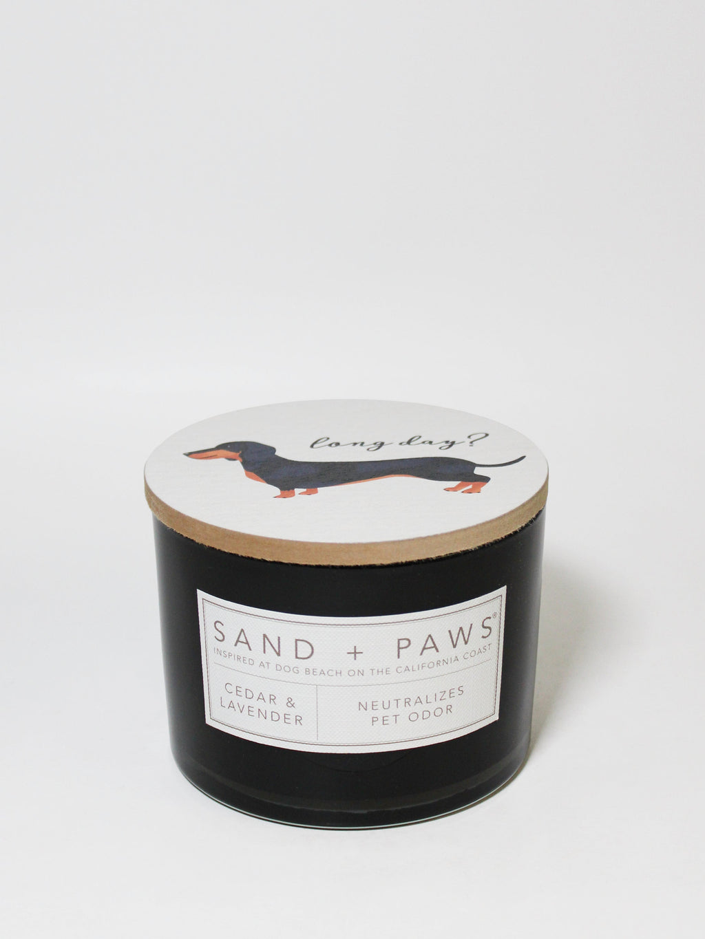 Scented Sand + Paws Cedar & Lavender 12 oz scented candle