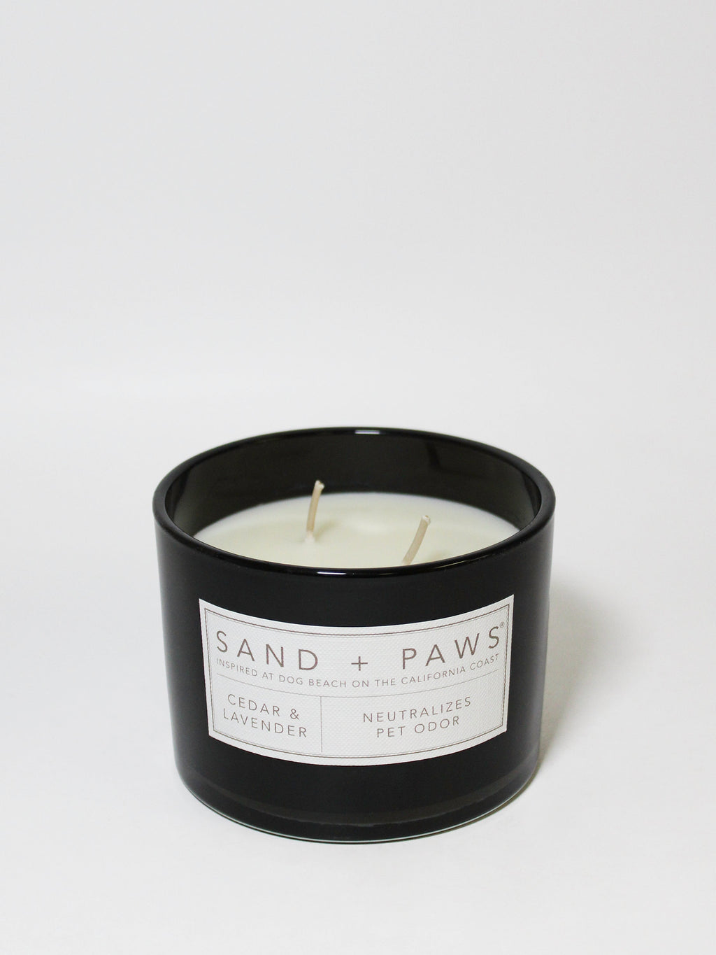 Scented Sand + Paws Cedar & Lavender 12 oz scented candle