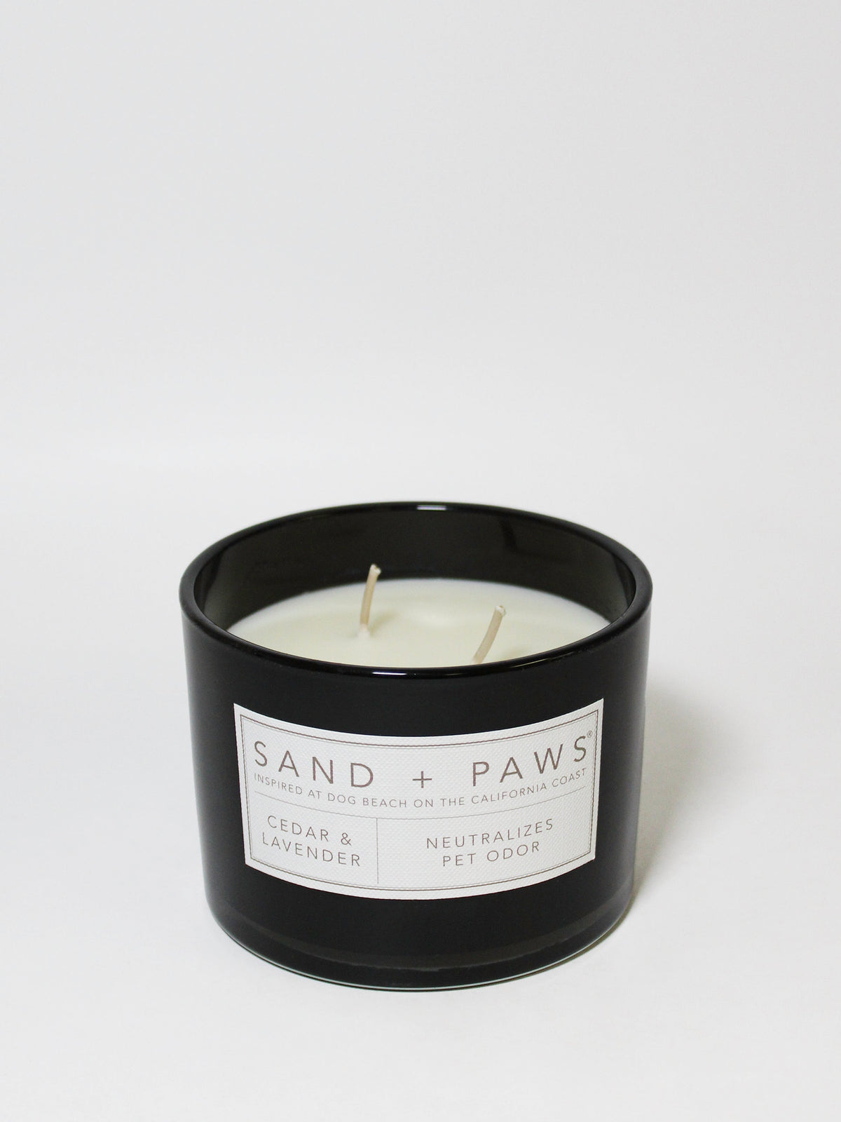 Scented Sand + Paws Cedar & Lavender 12 oz scented candle