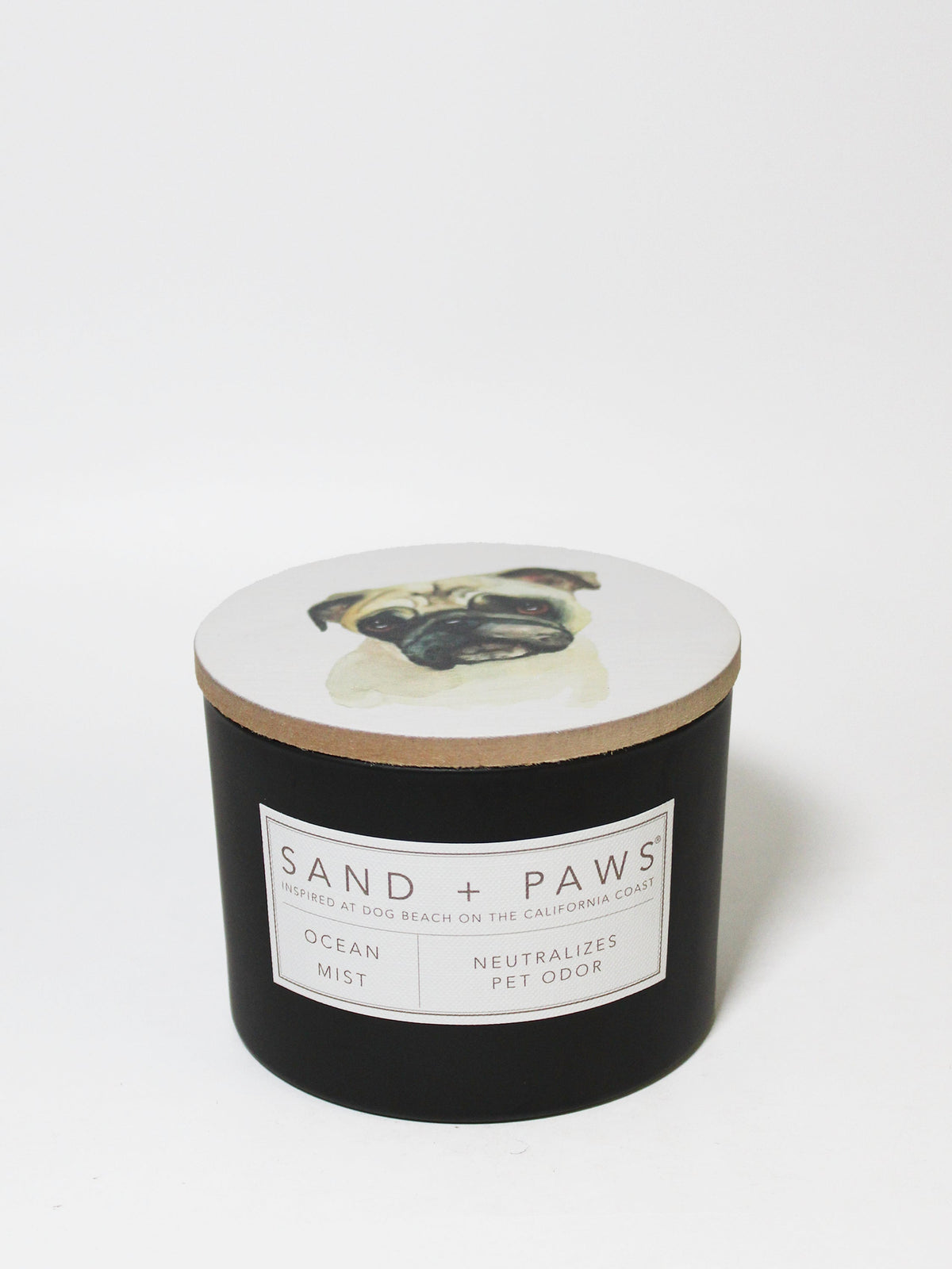 Scented Sand + Paws Ocean Mist 12 oz scented candle
