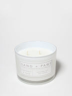 Scented Sand + Paws Coconut & Palm 12 oz scented candle