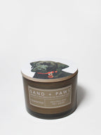Scented Sand + Paws Teakwood 12 oz scented candle