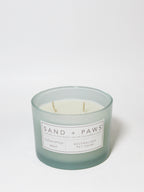 Scented Sand + Paws Eucalyptus Mint 12 oz scented candle