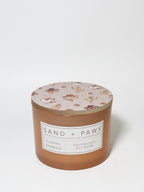 Scented Sand + Paws Floral Bamboo 12 oz scented candle