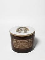 Scented Sand + Paws Amber & Fig 12 oz scented candle