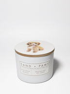 Scented Sand + Paws Coconut Beach 12 oz scented candle