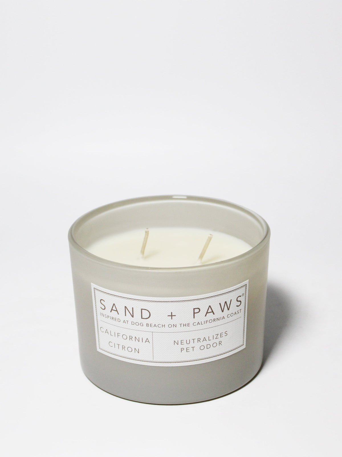 Scented Sand + Paws California Citron 12 oz scented candle