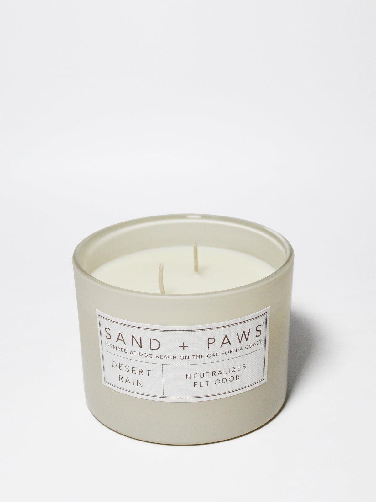 Scented Sand + Paws Desert Rain 12 oz scented candle