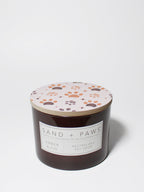 Scented Sand + Paws Amber & Fig 12 oz scented candle