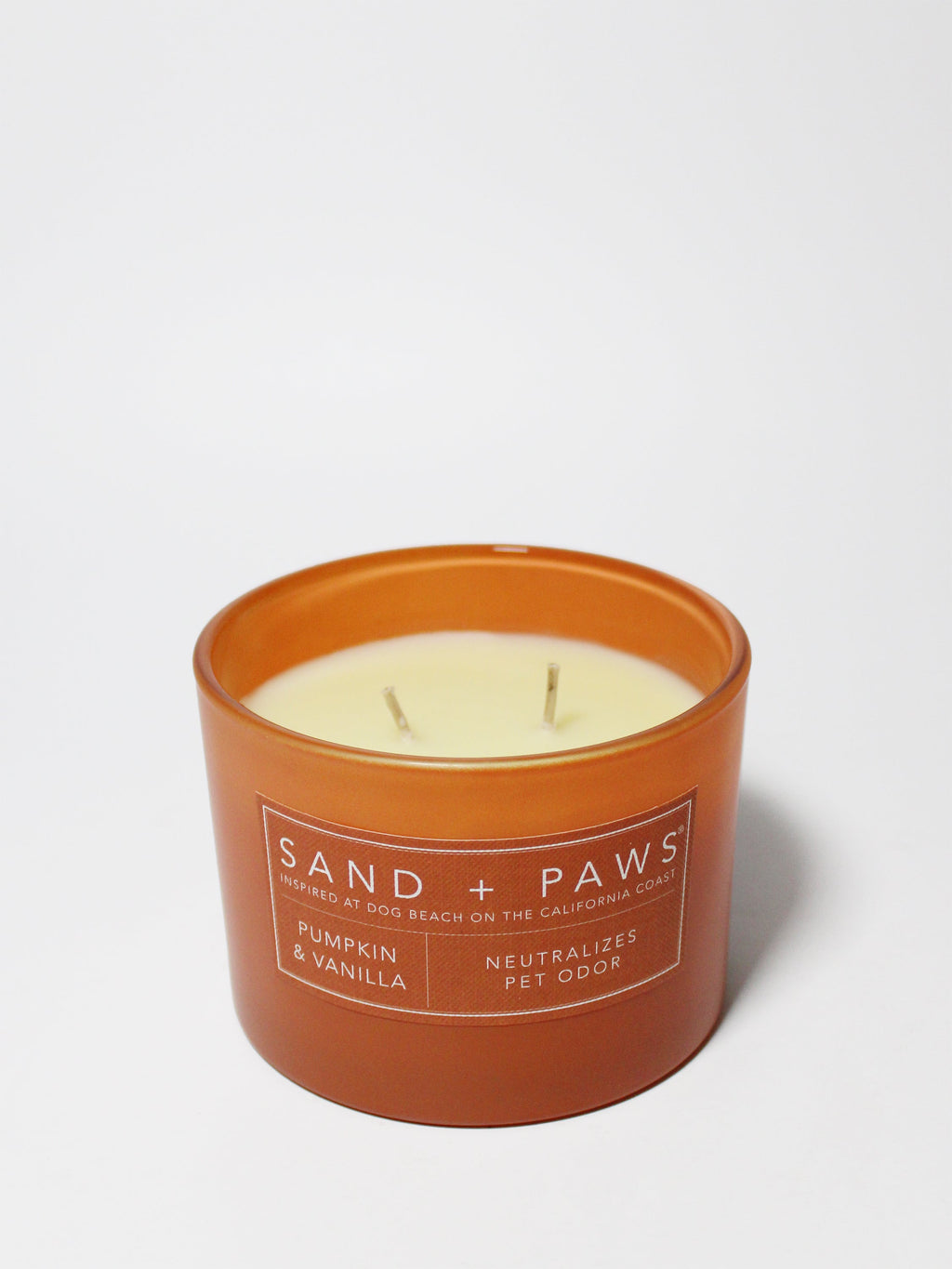 Scented Sand + Paws Pumpkin & Vanilla 12 oz scented candle