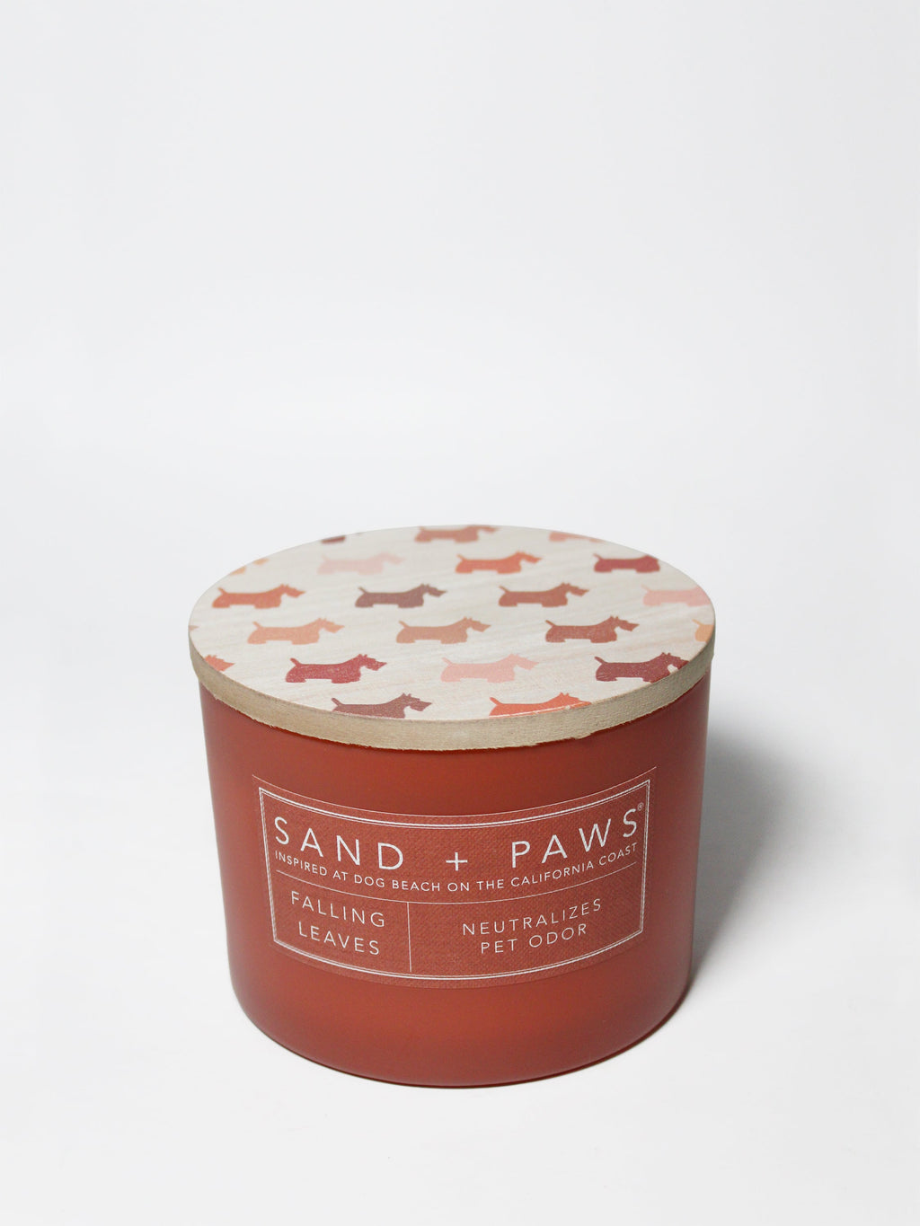 Scented Sand + Paws Falling Leaves 12 oz scented candle