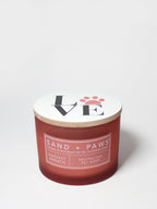 Scented Sand + Paws Harvest Wreath 12 oz scented candle