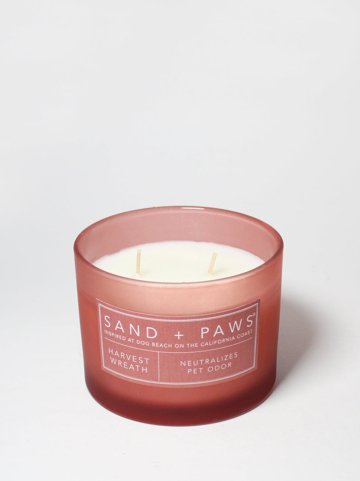 Scented Sand + Paws Harvest Wreath 12 oz scented candle