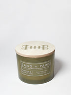Scented Sand + Paws Pumpkin & Eucalyptus 12 oz scented candle