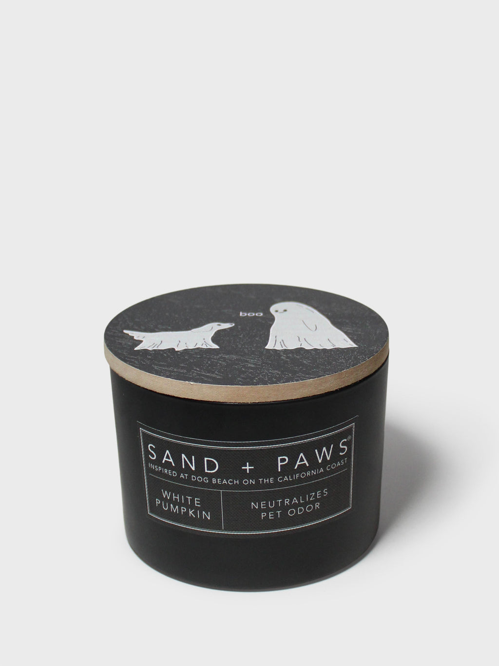 Scented Sand + Paws White Pumpkin 12 oz scented candle