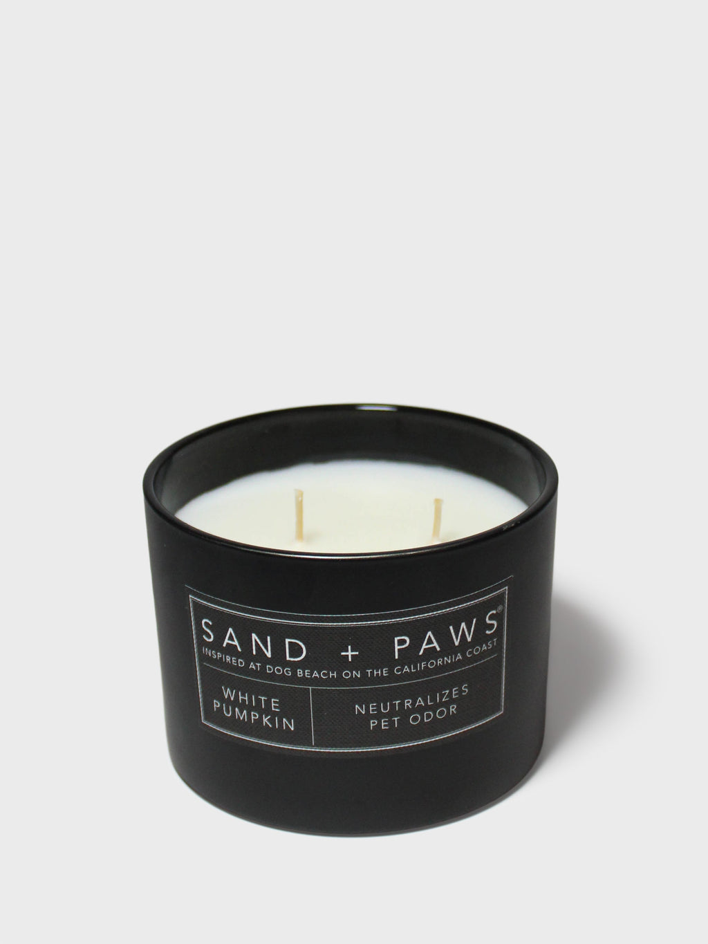 Scented Sand + Paws White Pumpkin 12 oz scented candle