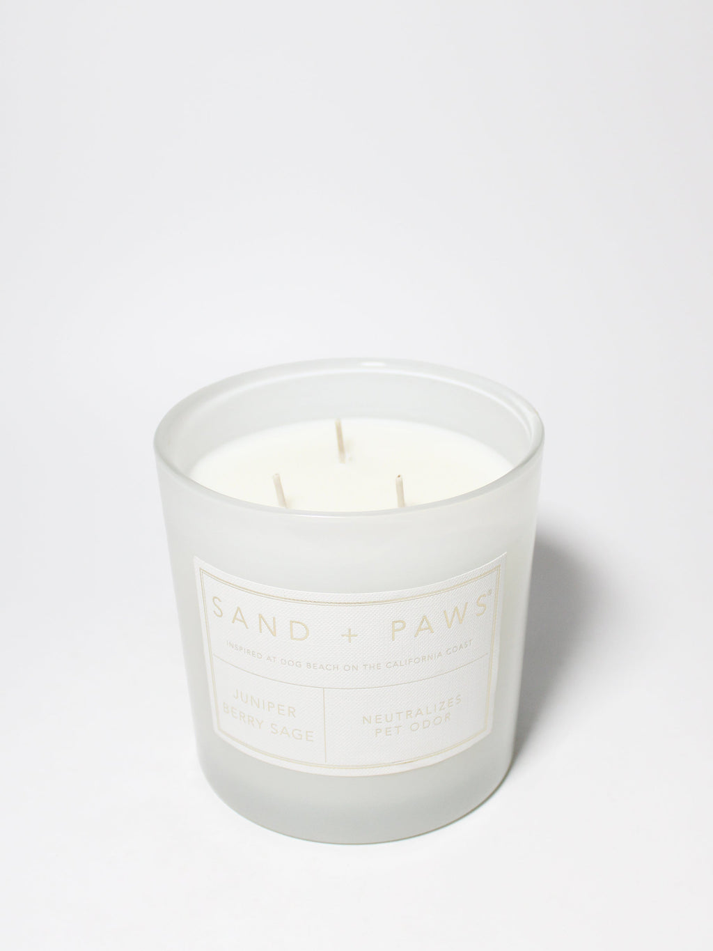 Scented Sand + Paws Juniper Berry Sage 21 oz scented candle