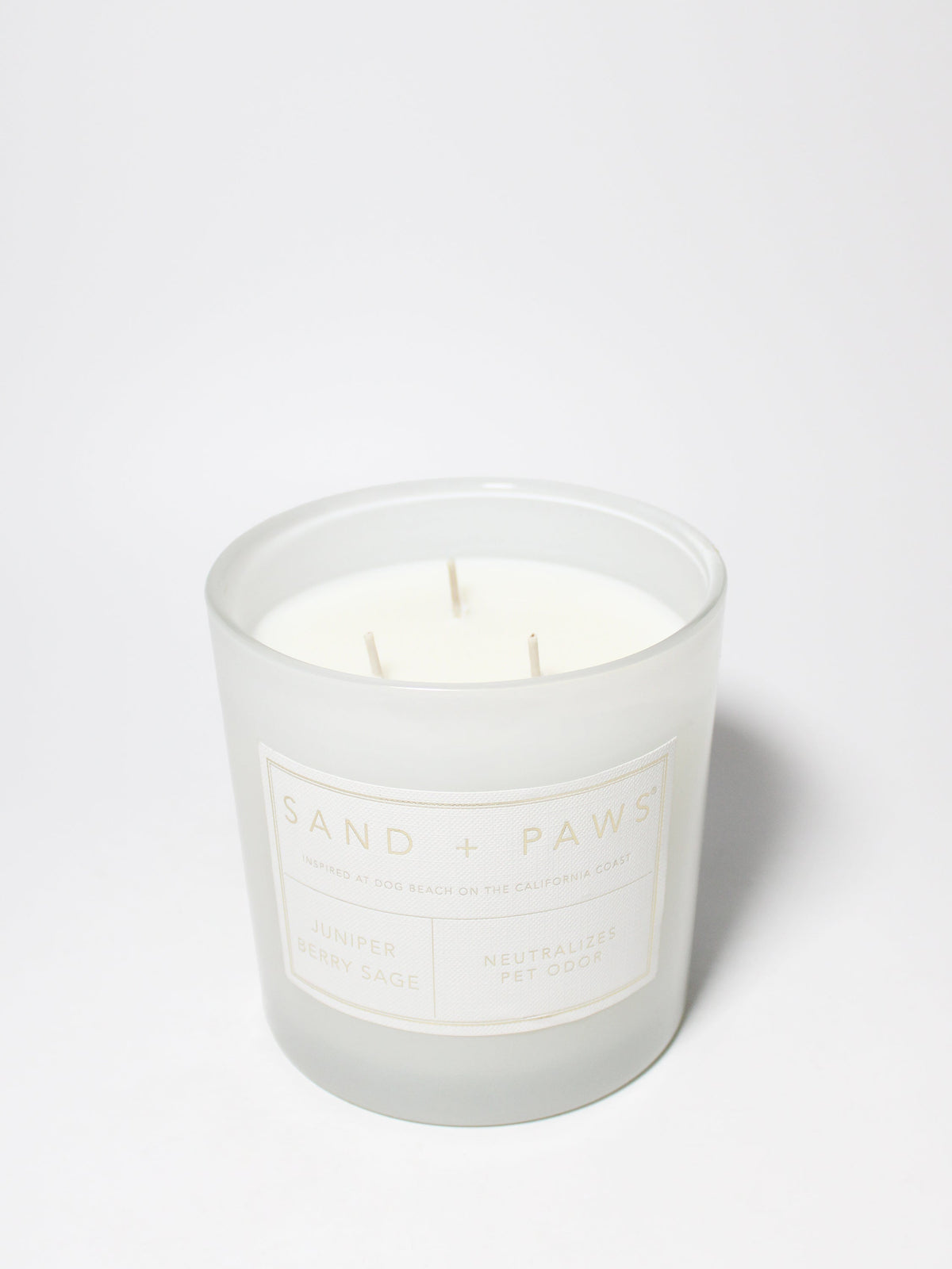 Scented Sand + Paws Juniper Berry Sage 21 oz scented candle