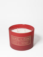 Scented Sand + Paws Winter White 12 oz scented candle