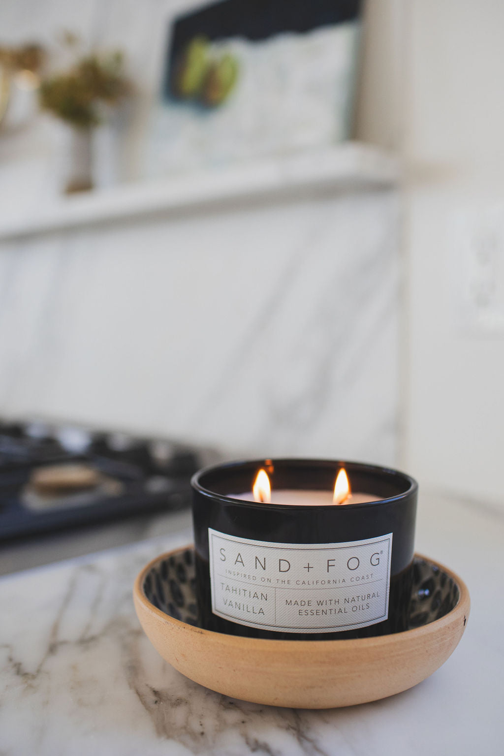 Scented Tahitian Vanilla 12 oz scented candle