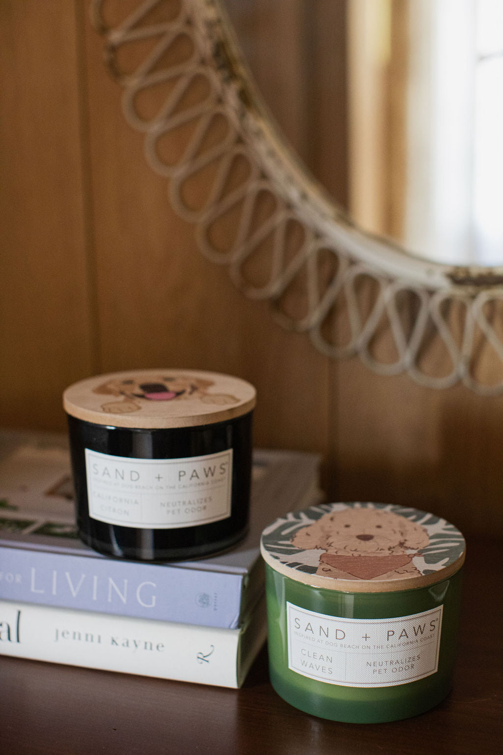 Scented Sand + Paws Clean Waves 12 oz scented candle