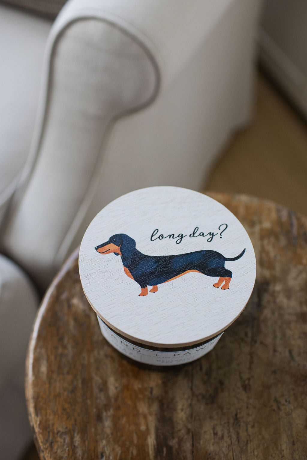 Scented Sand + Paws Cedar & Lavender 12 oz scented candle