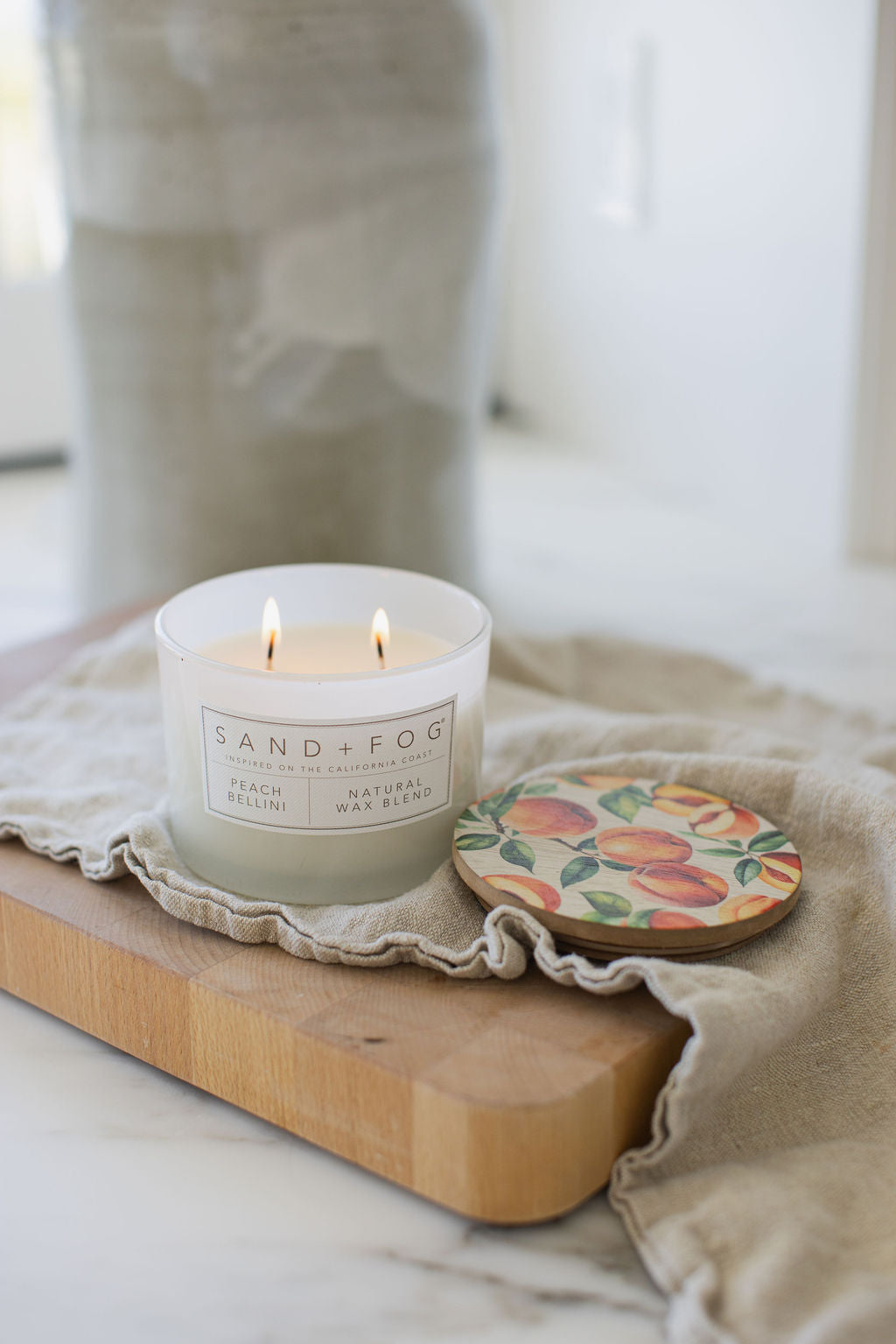 Scented Peach Bellini 12 oz scented candle